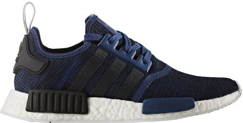 adidas nmd r1 schuhe blau schwarz meliert|NMD r1 original.